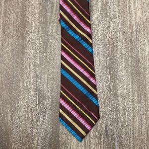 NEW año tags Paul Fredrick Tie silk from Italy